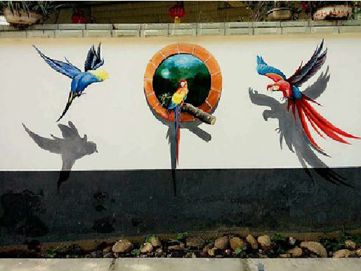 南丹视觉错位-3D墙绘设计