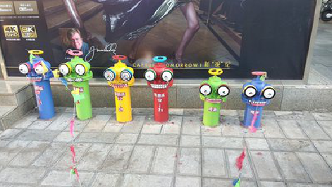 南丹商业区彩绘