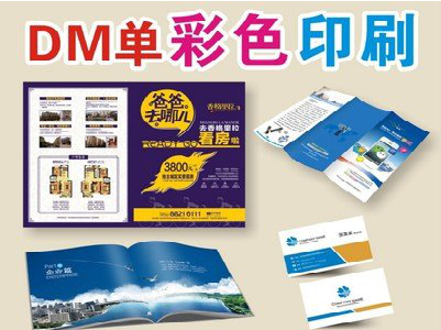 南丹单页印刷，色彩搭配简单。