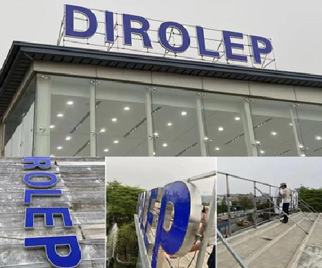 南丹楼顶发光字安装的注意事项。